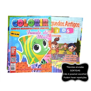 20 Revista Livrinho Colorir Infantil P/ Brinde Lembrancinha Barata Atacado