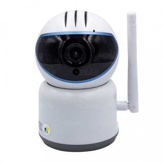 Camera Robo Ip Wifi sem fio 360º 720p - Vigilância - Baba Eletrônica Visão Noturna Com auto falante e Microfone - Detecção de Movimento - alarme
