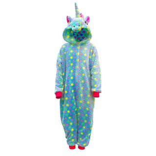 Pijama ou Pantufa de Unicórnio Arco íris Estrela Colorido Infantil Importado Alta Qualidade Pronta Entrega (7)