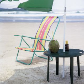 Mesa de apoio portátil e desmontável, ideal para praia, camping, piqueniques, campo, piscina e etc