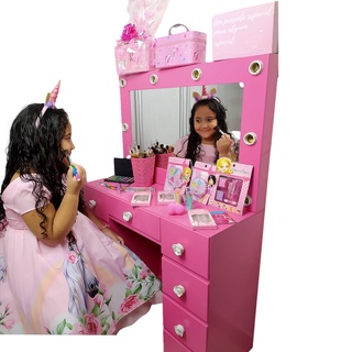 Maquiagem Crianças Kits Maleta Com Make Para Menina Neta (6)