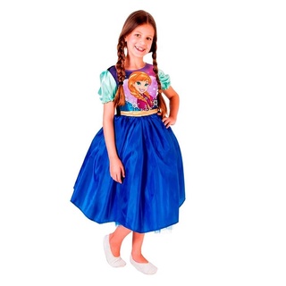 Fantasia Frozen Infantil Princesa Anna Disney