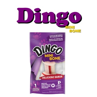 Osso Dingo Cães Premium Bone Mini 1 Unidade - Snack Super Premium