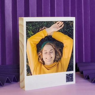 Polaroid de mesa - QR CODE - Personalizado