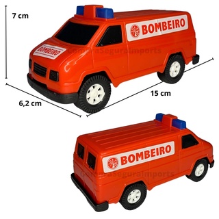 Carrinho De Brinquedo Bombeiro Polícia Ambulância Resgate (2)