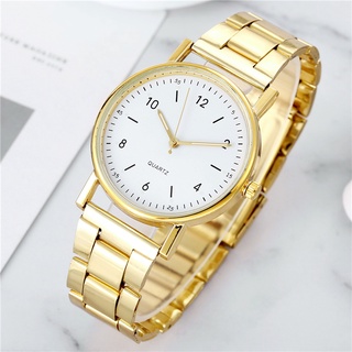 Relógio feminino / relógio luxuoso de quartzo ouro rosa / relógio casual de aço