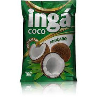 Coco Ralado 50grs Adoçado Umido Inga