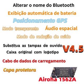Fone de Ouvido inpods 13 Pro TWS Carregamento sem Fio – Gps Bluetooth Para Xiaomi Airs (2)