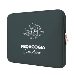 Capa Case Pasta Maleta Notebook Macbook Personalizada Neoprene 15.6/14.1/13.3/12.1/11.6/17.3/10.1 Pedagogia 1 (2)