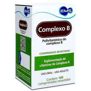 Complexo B Concentrado 100 Comprimidos