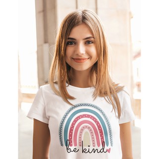 Blusa camiseta t-shirt feminina estampa rainbow - 457
