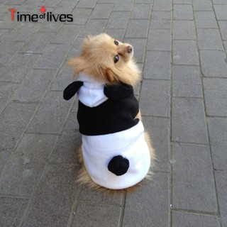 TF Pet Roupa Do Cão Bonito Panda Macio Com Capuz Filhote De Cachorro Camisas De Manga Curta Roupas Traje (8)