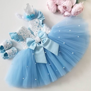 WFRV Baby Girls Party Tulle Dress for Wedding Birthday Princess Dresses (1)