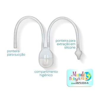 Aspirador Nasal C/ Estojo Infantil Bebê Higiene Nariz Buba ® (3)