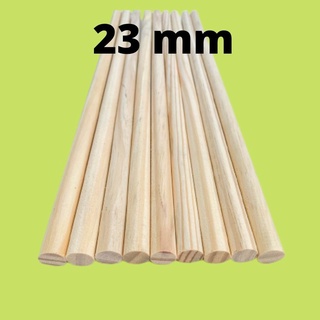 Poleiro Vareta Bastão Cavilha de madeira para artesanato 23mm - PEDIDO MINIMO R$ 10,00