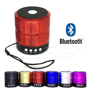 Caixa de som mini speak Bluetooth Cartão micro sd Usb Radio FM WS-887 5.0 (2)