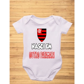 Body Bebê Infantil Futebol Flamengo Mengão Divertido