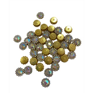 Enfeites com Strass - Boreal 10MM - Pct c/ 20 Unid