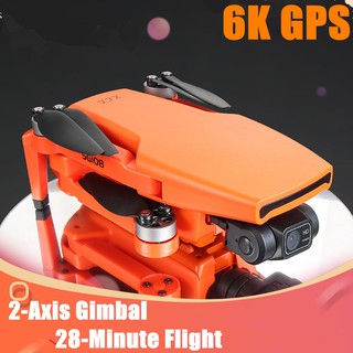 Câmera Sg108 Max 2021 Recentes 6k Drone 2-axis Gimbal Profissional 5g Wifi Fpv Dron Brushless 28mins Distância 1.2km Rc Quadricopte