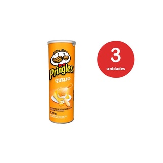 Kit C/3 Potes De Pringles Queijo 120g (1)