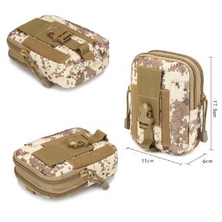 Tático Coldre Bolsa Militar Edc Molle Pacote De Cintura Belt Bag Gadget Carteira Zíper Compartimento Bolso Do Smartphone (3)