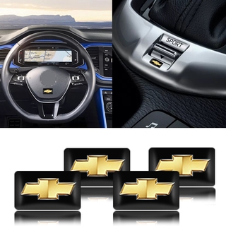 10 Pcs Small 3D Stering Car Sticker Badge for Chevrolet Cruze Captiva Lacetti Aveo Niva Trax Onix Car Style Accessories