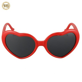 Óculos De Sol Retrô/Vermelho Com Formato De Coração/Lolita Para Festa