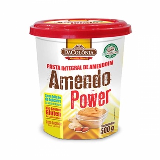 Pasta De Amendoim Integral Amendo Power Tradicional DaColônia 500g