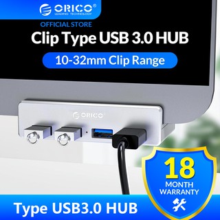 Hub Hub Usb 3.0 De Alta Velocidade Em Alumínio Orico 4 Portas Usb Com Clip-Type Hub (Mh4Pu)