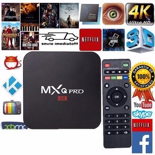 Caixa De TV MXQ Pro Smart 4k HD 16 256GB Android 11.1 Com Bluetooth