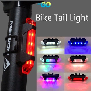 Lanterna Bike Led Recarregável Forte Sinalizador Bicicleta Traseira Forte Ciclista Ciclismo USB 4 Modos Uso Luz traseira