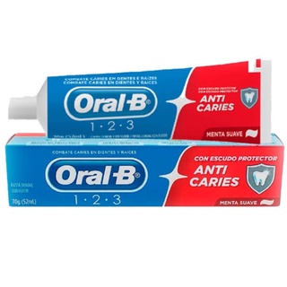 Oral-B Creme Dental Anticáries 1.2.3 70g 1 Unidade