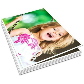 20 folhas de Papel Fotográfico A3 297mm x 420mm 230g Glossy Photo Paper Branco Brilhante