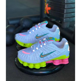 Nike shox 12 molas refletivo feminino , promoção imperdível. envio imediato
