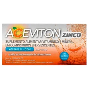 Vitamina C + zinco ACEVITON Zinco Cimed 10 Comprimidos efervescentes = CEBION