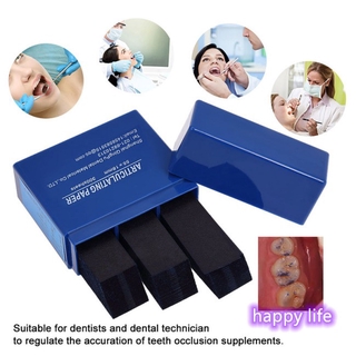 Caixa Com 300 Tiras De Papel Dental Para Laboratório Odontológico / Material Para Cuidados Com Os Dentes Oral