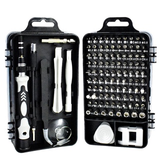 Caixa de ferramentas completa Jogo Chaves De Fenda Precisão Com 115 peças 1 Kit Ferramentas Novo maleta