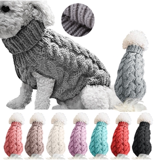 Suéter De Tricô De Tricô Para Cachorros / Pets / Outono / Inverno