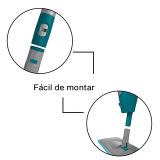 Spray Mop Esfregão Com Reservatório De Água E Microfibra (5)