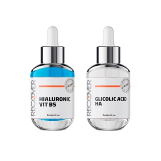 KIT SERUM Hialuronic Vit B5 e Glicolic Acid Ha