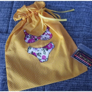 Porta lingerie calcinhas bordado colorido sacola de calcinhas (4)