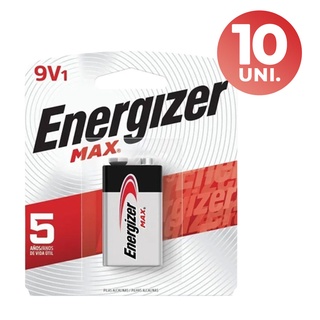 Bateria Pilha Energizer 9 Volts Alcalina Max 10 Uni. Oferta (1)