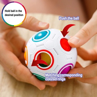 Fidget Toys Anti Estresse Magia Rainbow Ball Cube Brinquedos Quebra @ - @ Cabeça Pop It Juguetes Squeeze Brinquedos Para As Crianças Dedo Gyro Cube Brinquedo (5)