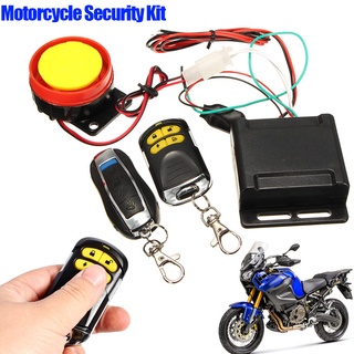 Kit De Segurança De Motocicleta Anti-Roubo Sistema De Alarme De Controle Remoto (1)