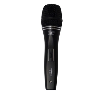 Microfone Dinâmico De Mão Profissional Metal Prata Mxt M-235