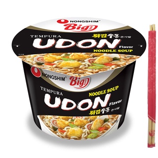Lamen Tempura Udon Big Bowl Noodle Soup Nong Shim Macarrão Instantâneo 111g - Tetsu Alimentos (1)