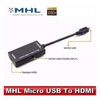 Cabo Adaptador V8 Micro Usb Hdmi Mhl 2.0 (leia A Descrição)) (3)