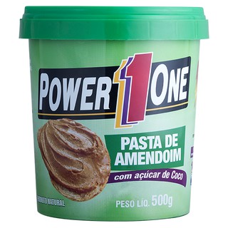 Pasta de Amendoim com Açúcar de Coco 500g - Power One