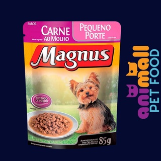 Ração Úmida Magnus Sachê Carne para Cães Adulto de Pequeno Porte