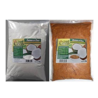 Farinha De Coco 1kg - 100% Natural Açúcar De Coco 1kg = 2kg (1)